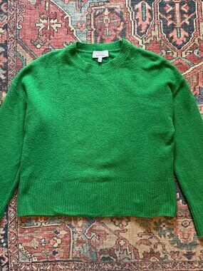 Green Wool Blend Sweater